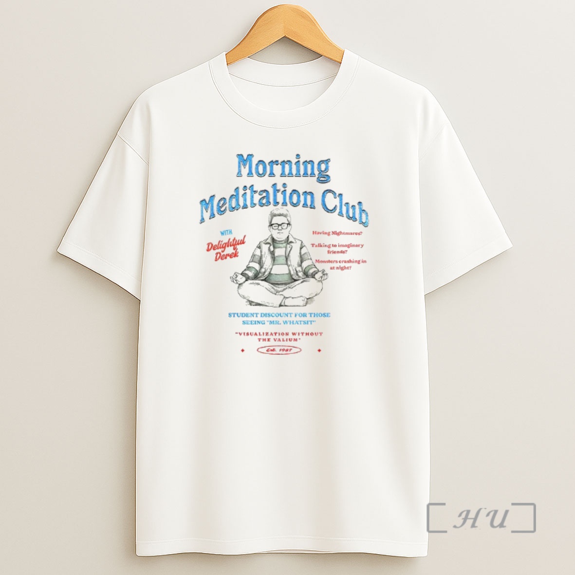 Officials Delightful Derek Morning Meditation Cub Student Discount For Those Seeing Mr Whatsit Est 1987 Shirt Sweatshirt Tee