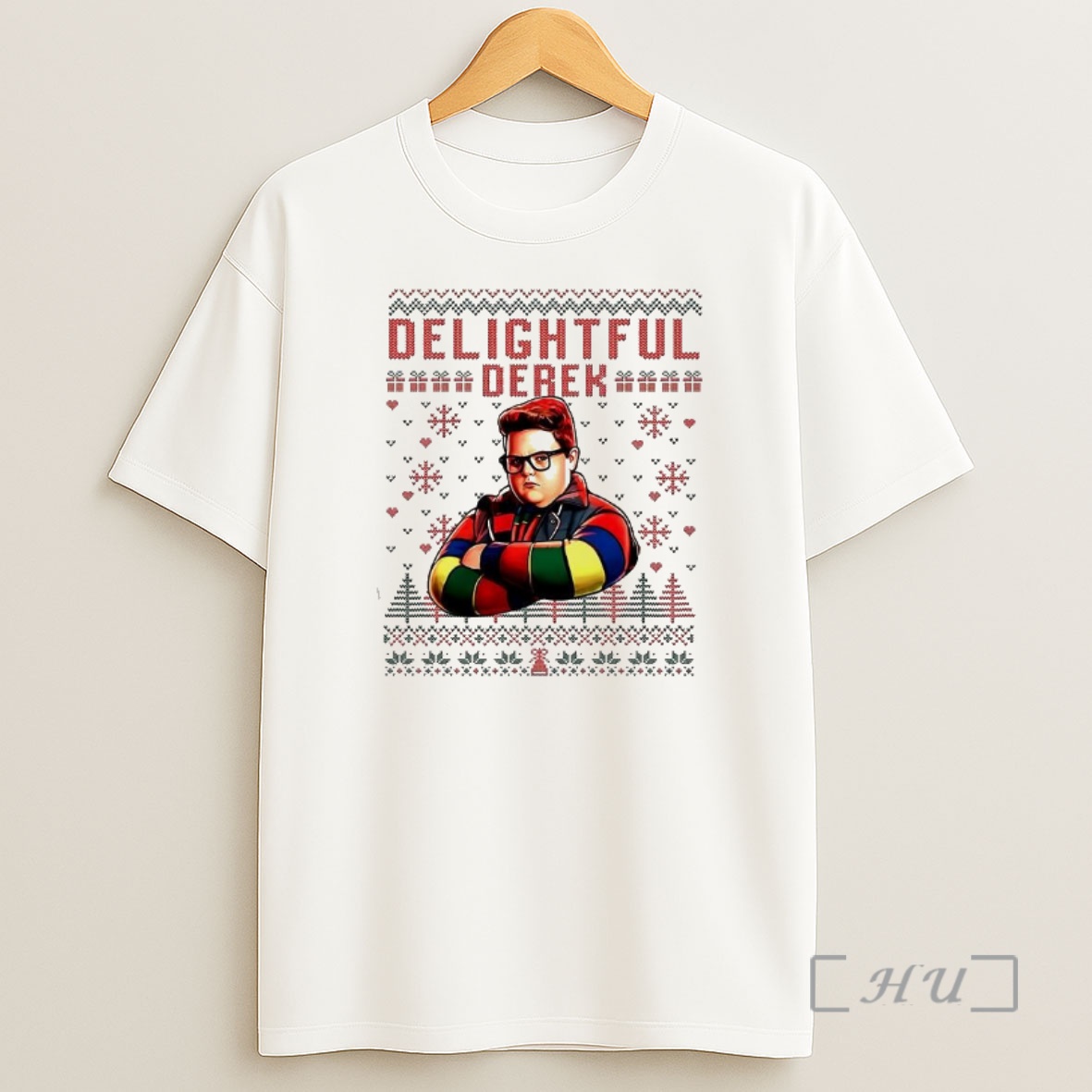 Officials Delightful Derek Ugly Christmas Premium Shirt Sweatshirt Tee