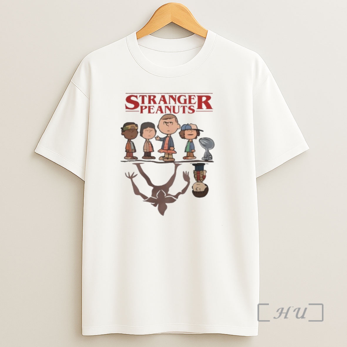 Officials Demogorgon Devil Stranger Things X Peanuts Shirt Sweatshirt Tee