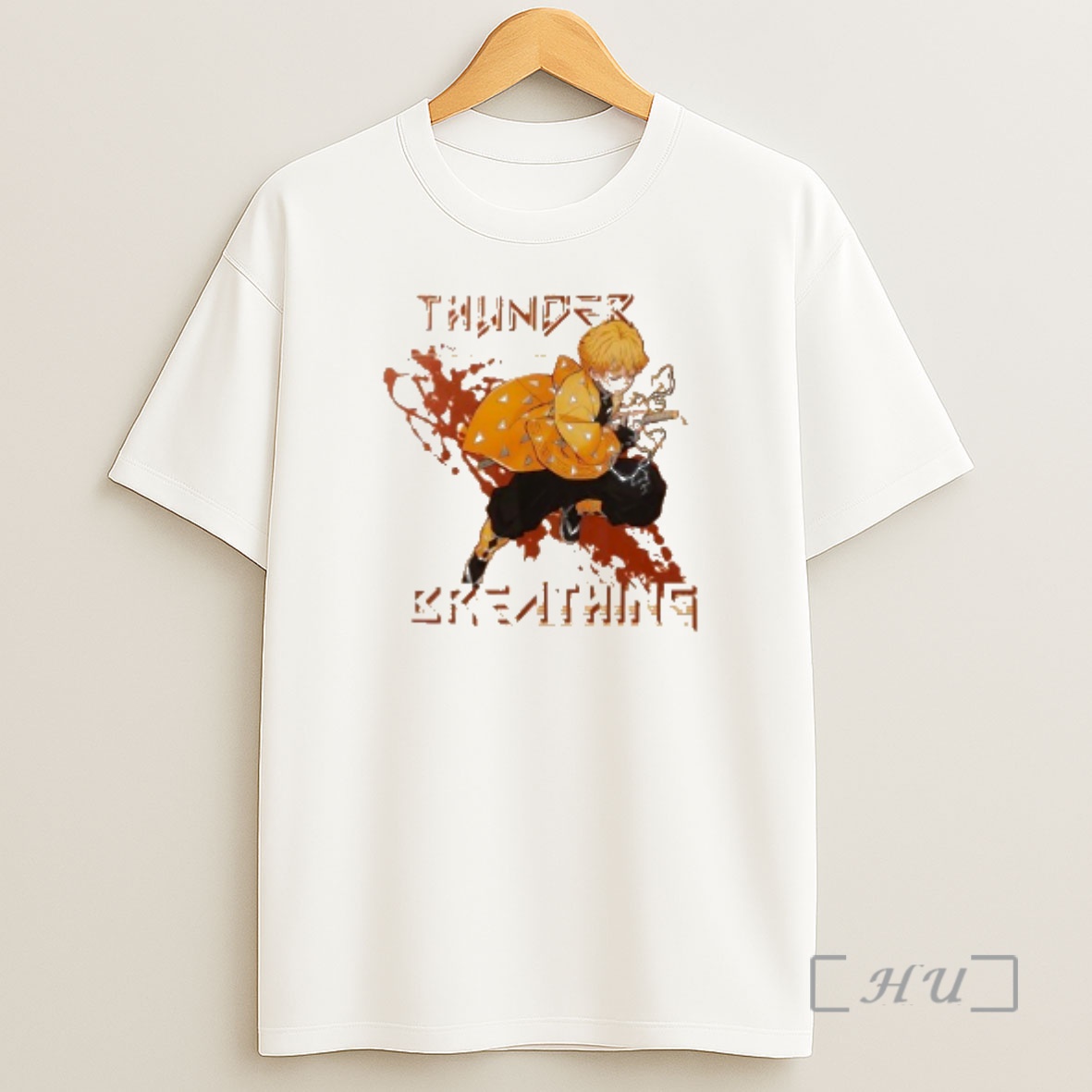 Officials Demon Slayer Kimetsu No Yaiba Thunder Breathing Shirt Sweatshirt Tee
