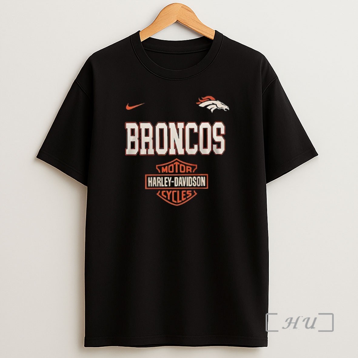 Officials Denver Broncos 122 Years Harley Davidson Ride The Legend Logo Premium Shirt Sweatshirt Tee