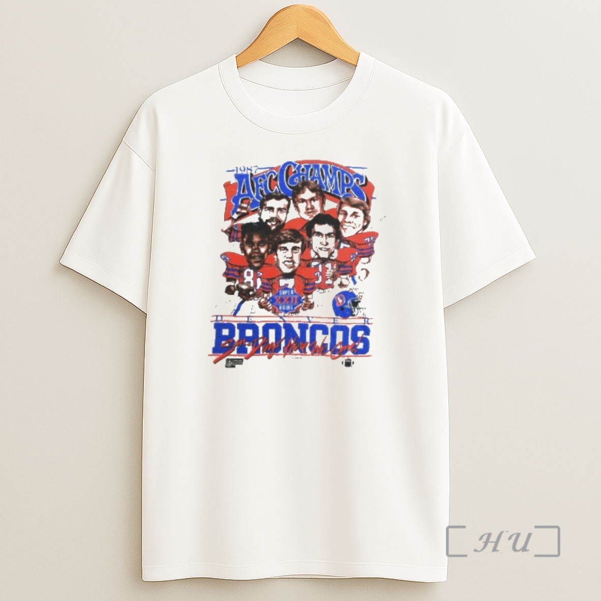 Officials Denver Broncos 1987 Afc Champs San Diegos Here We Come Shirt Sweatshirt Tee