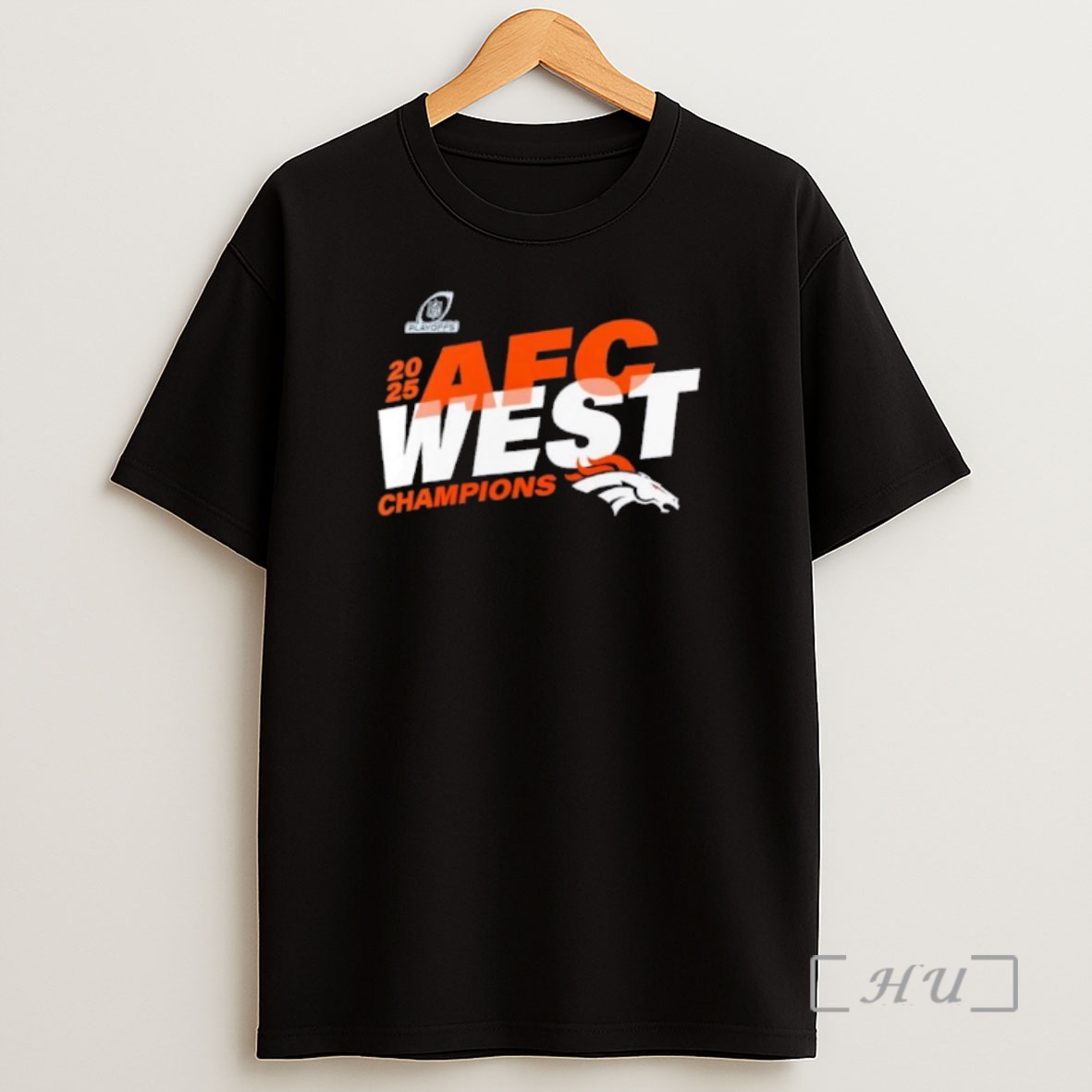 Officials Denver Broncos 2025 Afc West Division Champions Big Tall Conquer Shirt Sweatshirt Tee