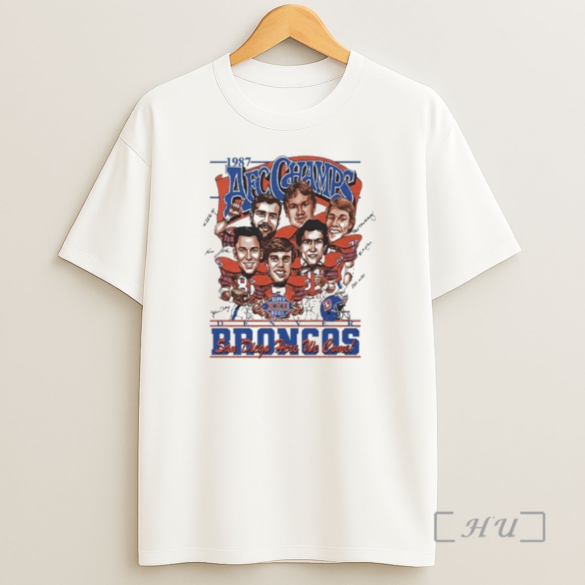 Officials Denver Broncos Afc Champs 1987 Shirt Sweatshirt Tee