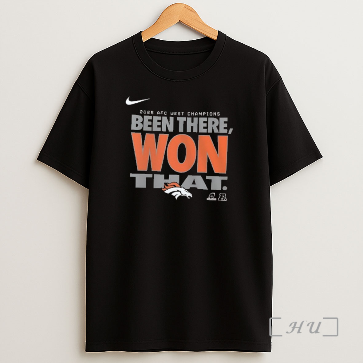 Officials Denver Broncos Been There Won That 2025 Afc West Division Champions 2 Sided Shirt Sweatshirt Tee