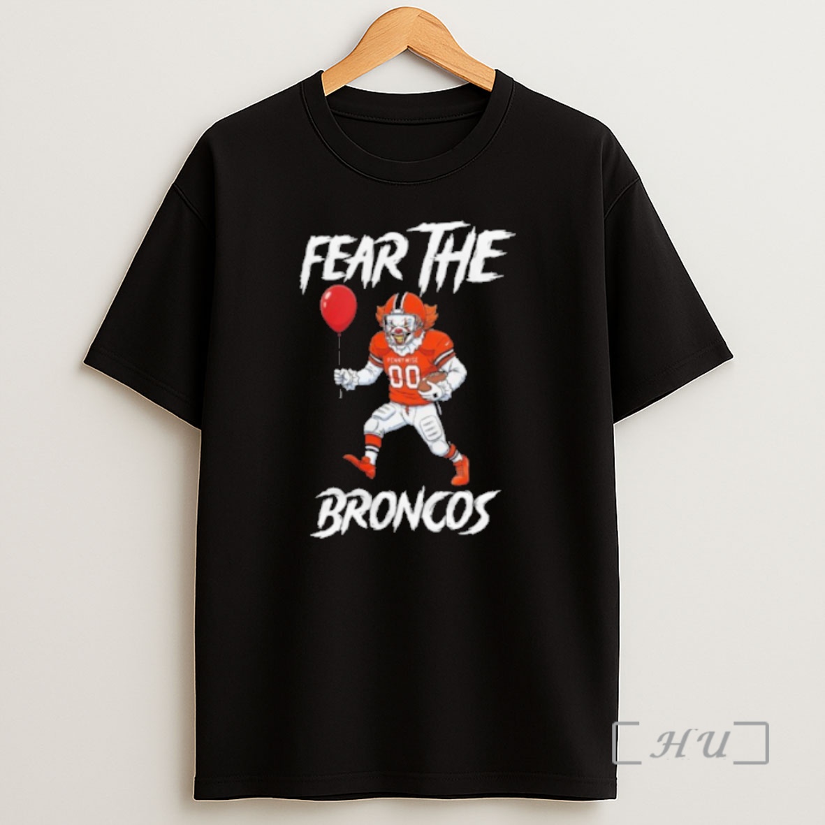 Officials Denver Broncos Logo Fear The Pennywise Shirt Sweatshirt Tee