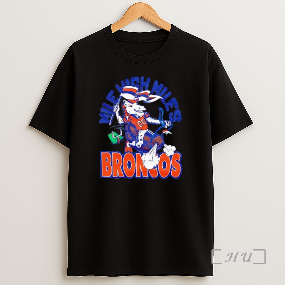 Officials Denver Broncos Miles Mile High Miles Shirt Sweatshirt Tee