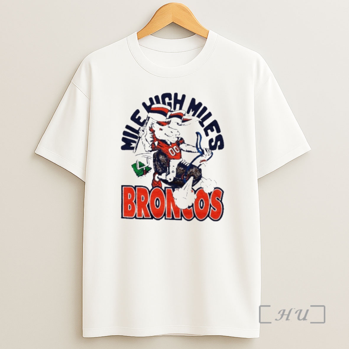 Officials Denver Broncos Miles Mile High Miles Retro Shirt Sweatshirt Tee