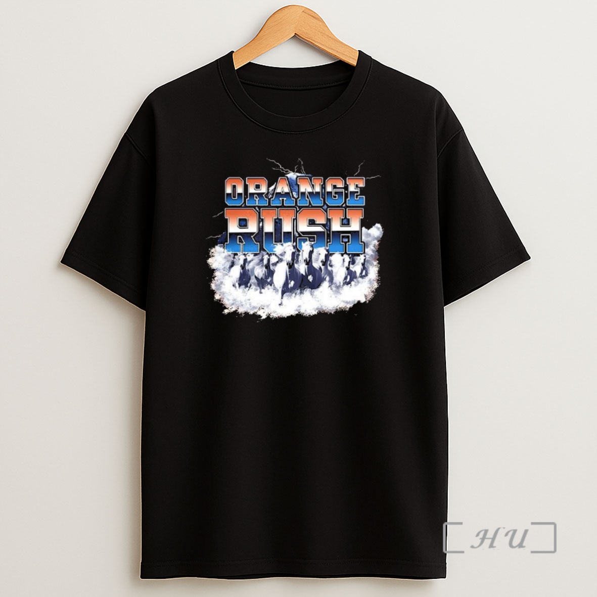 Officials Denver Broncos Nfl Orange Rush Pack Horse Shirt Sweatshirt Tee