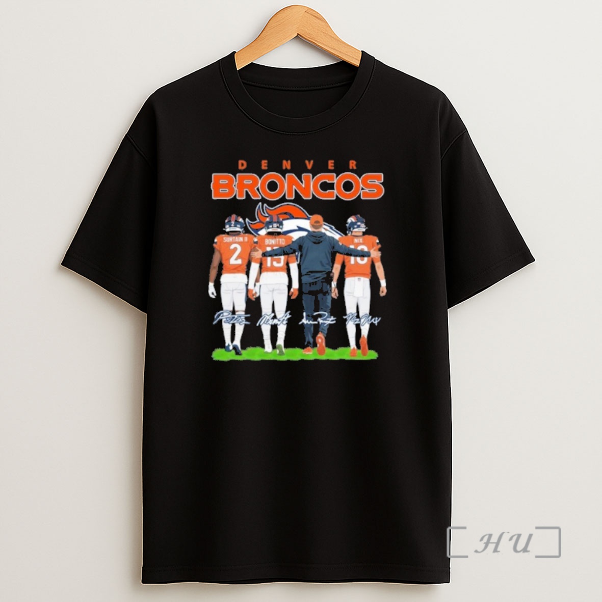 Officials Denver Broncos Surtain Ii Bo Nix Bonitto And Sean Payton Shirt Sweatshirt Tee
