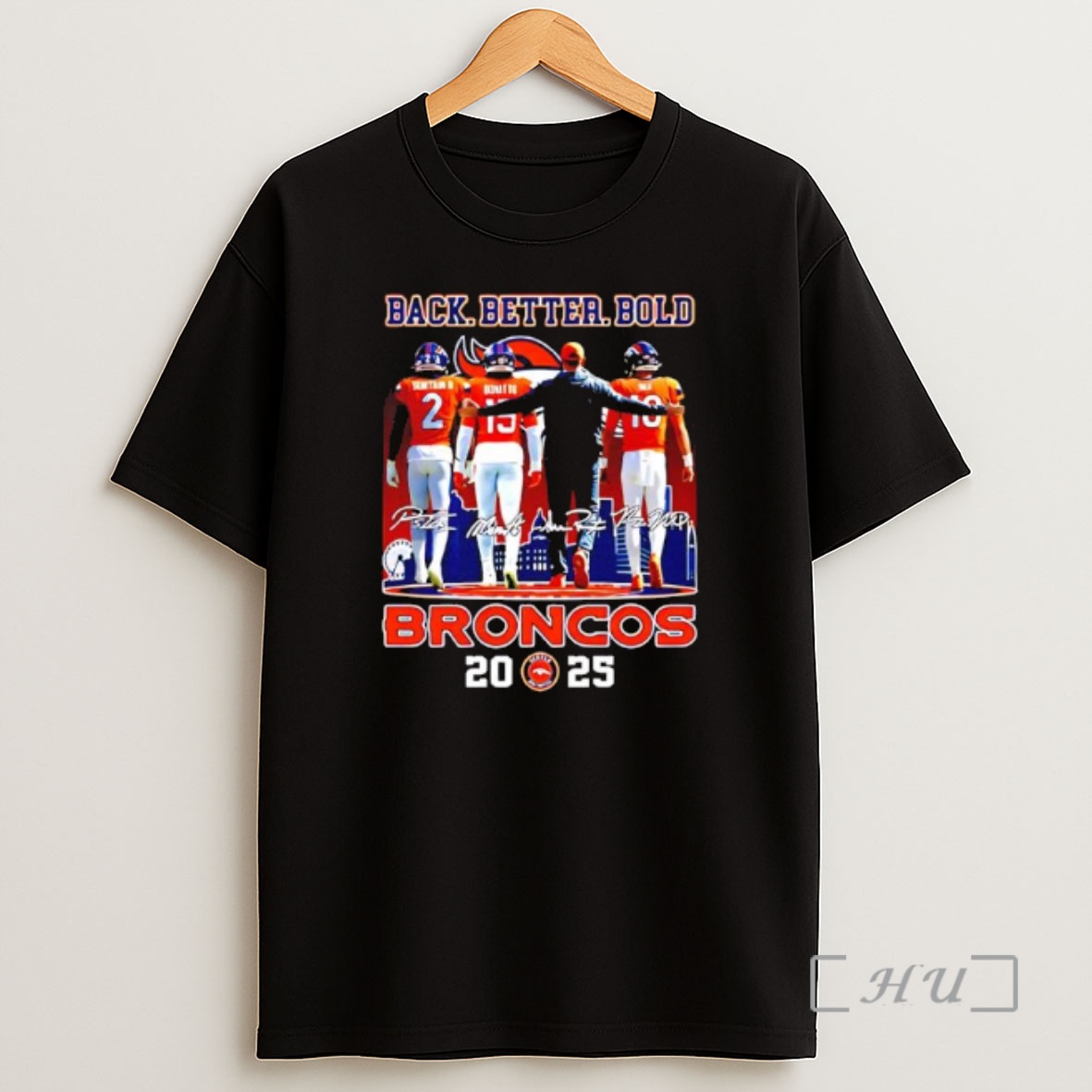 Officials Denver Bs Back Better Bold 2025 With Coach Players Signatures Premium Shirt Sweatshirt Tee