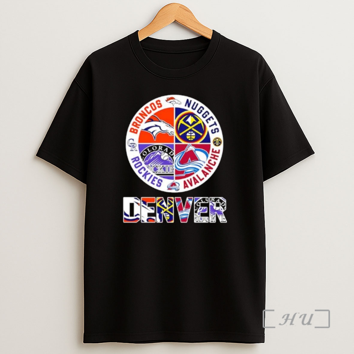 Officials Denver Teams Based Broncos X Nuggets X Rockies X Avalanche Major Shirt Sweatshirt Tee