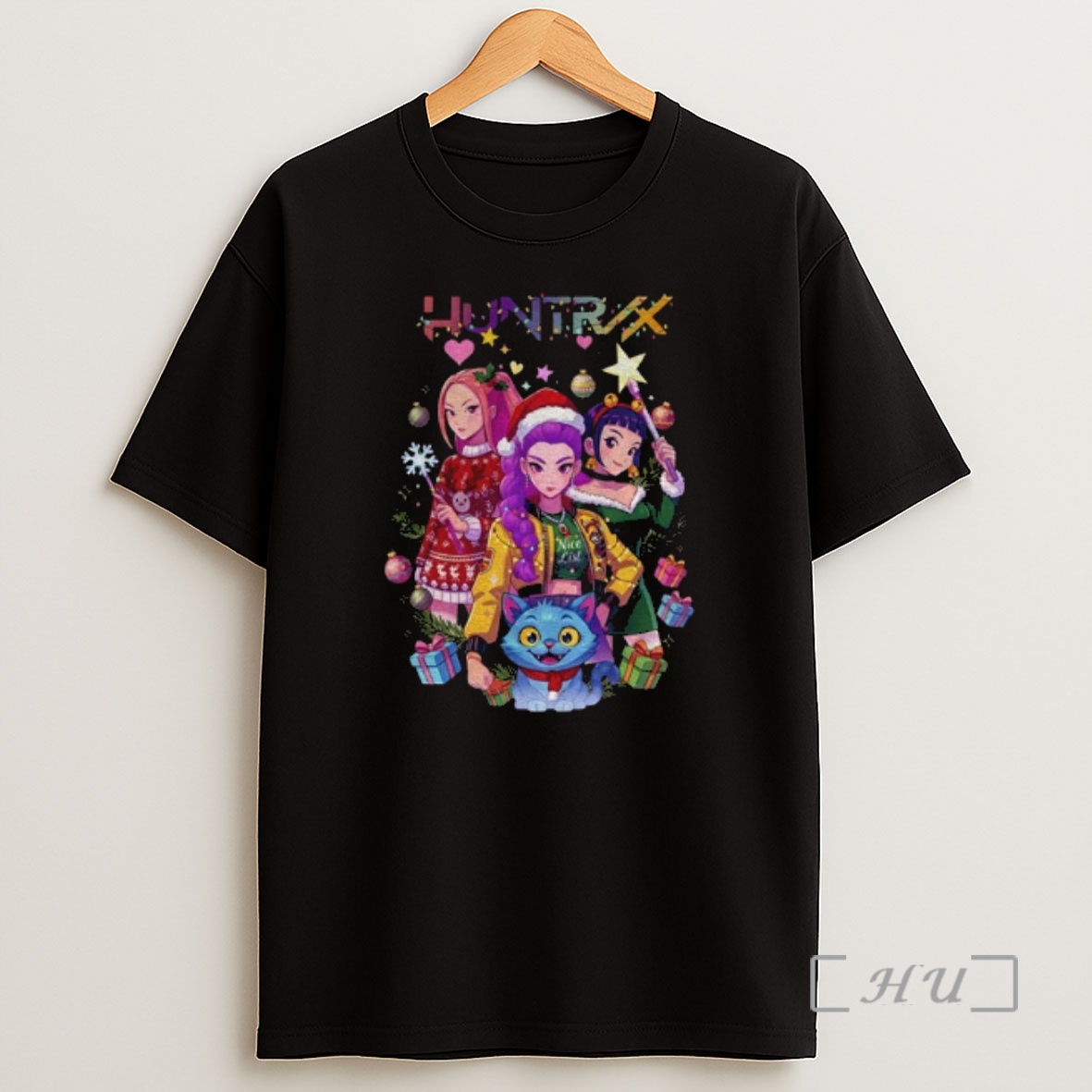 Officials Derpy Tiger Huntrix Girls Merry Christmas Premium Shirt Sweatshirt Tee