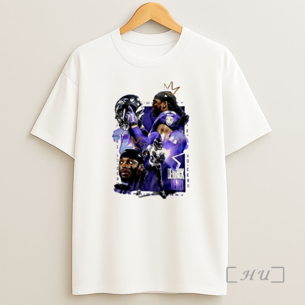 Officials Derrick Henry King Henry Baltimore Ravens Graphic Shirt Sweatshirt Tee