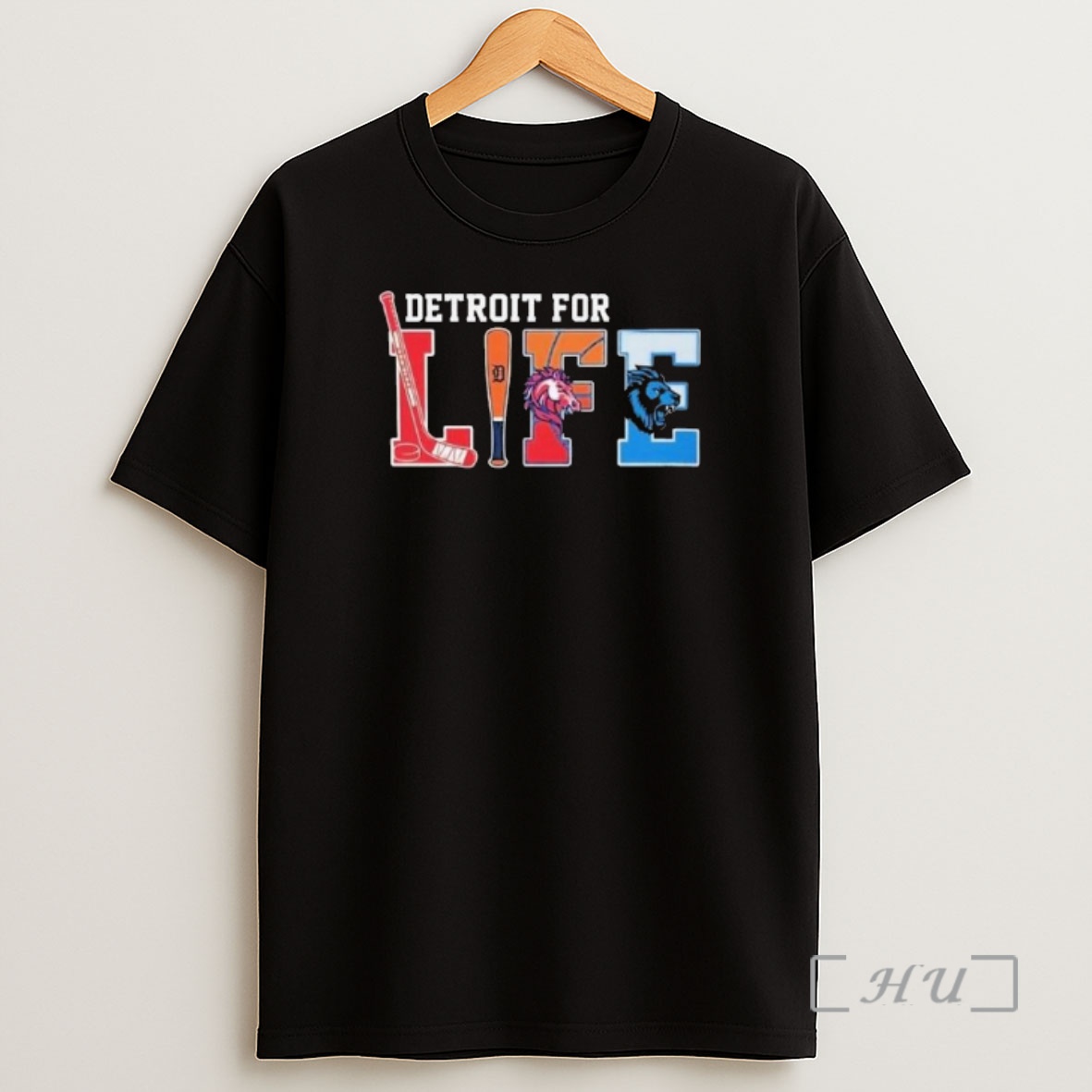 Officials Detroit For Life Sports Teams Tigers Lions Red Wings Pistons Premium Shirt Sweatshirt Tee