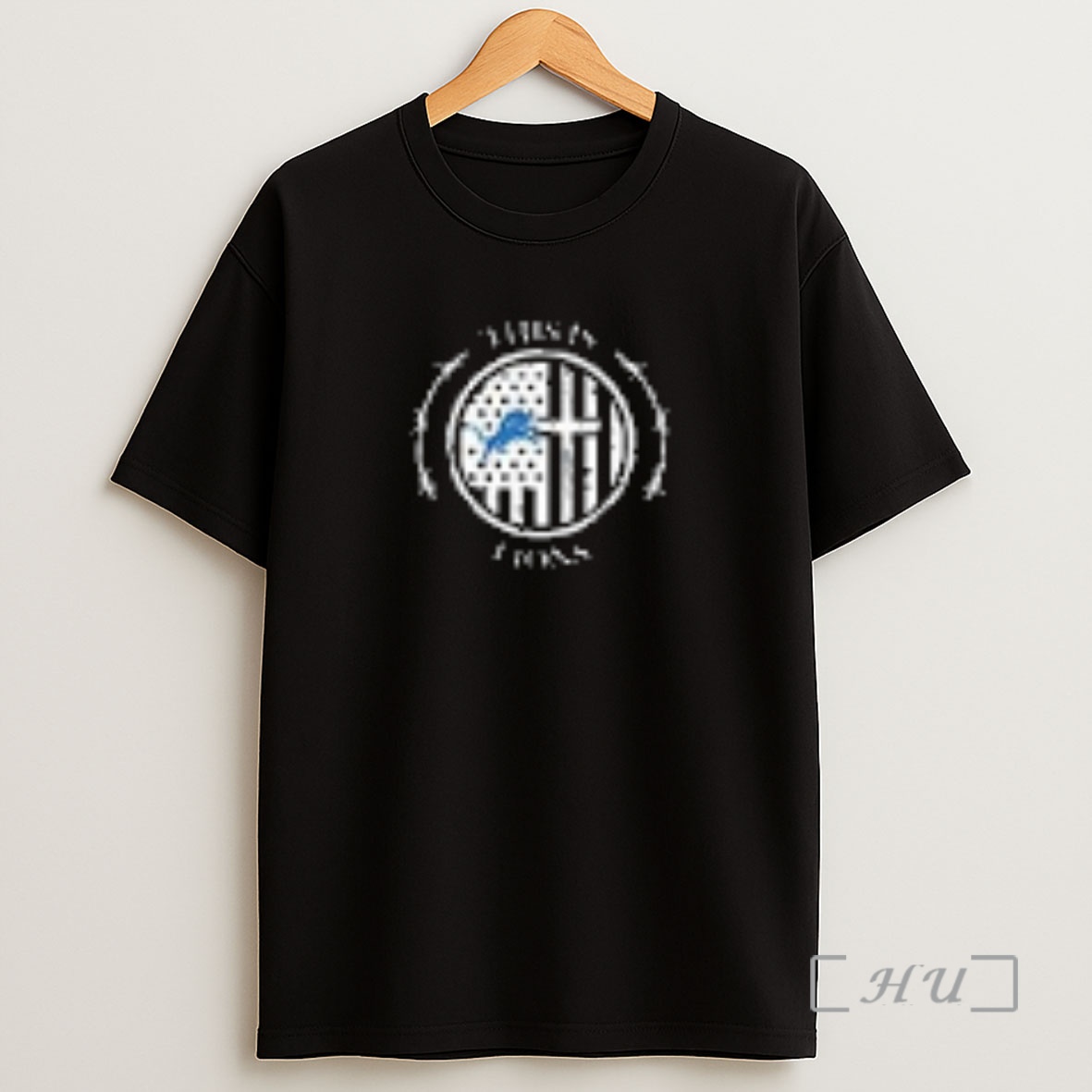 Officials Detroit Lions God Family Football One Pride Usa Flag Double Sided Graphic Shirt Sweatshirt Tee