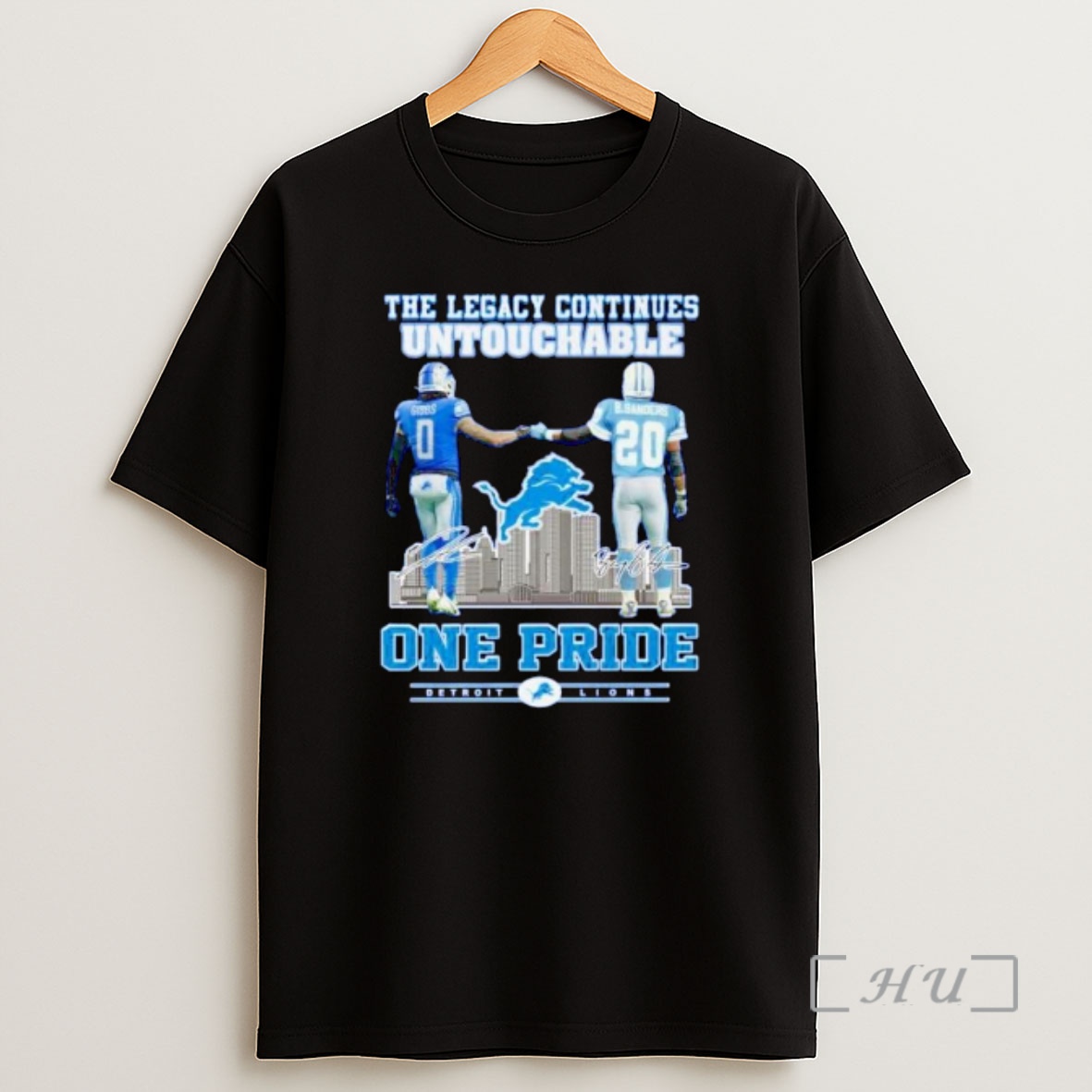 Officials Detroit Lions One Pride The Legacy Continues Untouchable 2025 Ornaments Shirt Sweatshirt Tee