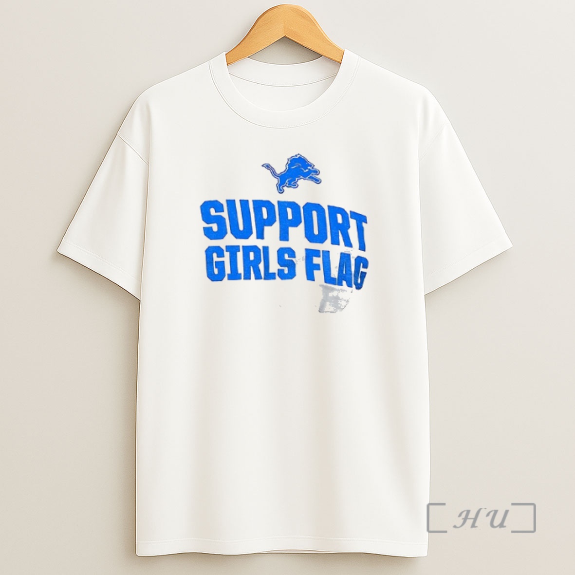 Officials Detroit Lions Support Girls Flag Nfl Premium Shirt Sweatshirt Tee