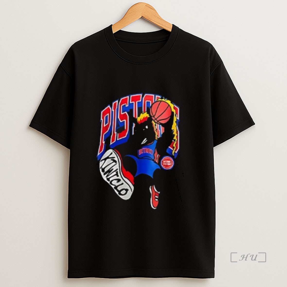 Officials Detroit Pistons Hoopers Birthday Mascot Art Double Sided Graphic Premium Shirt Sweatshirt Tee