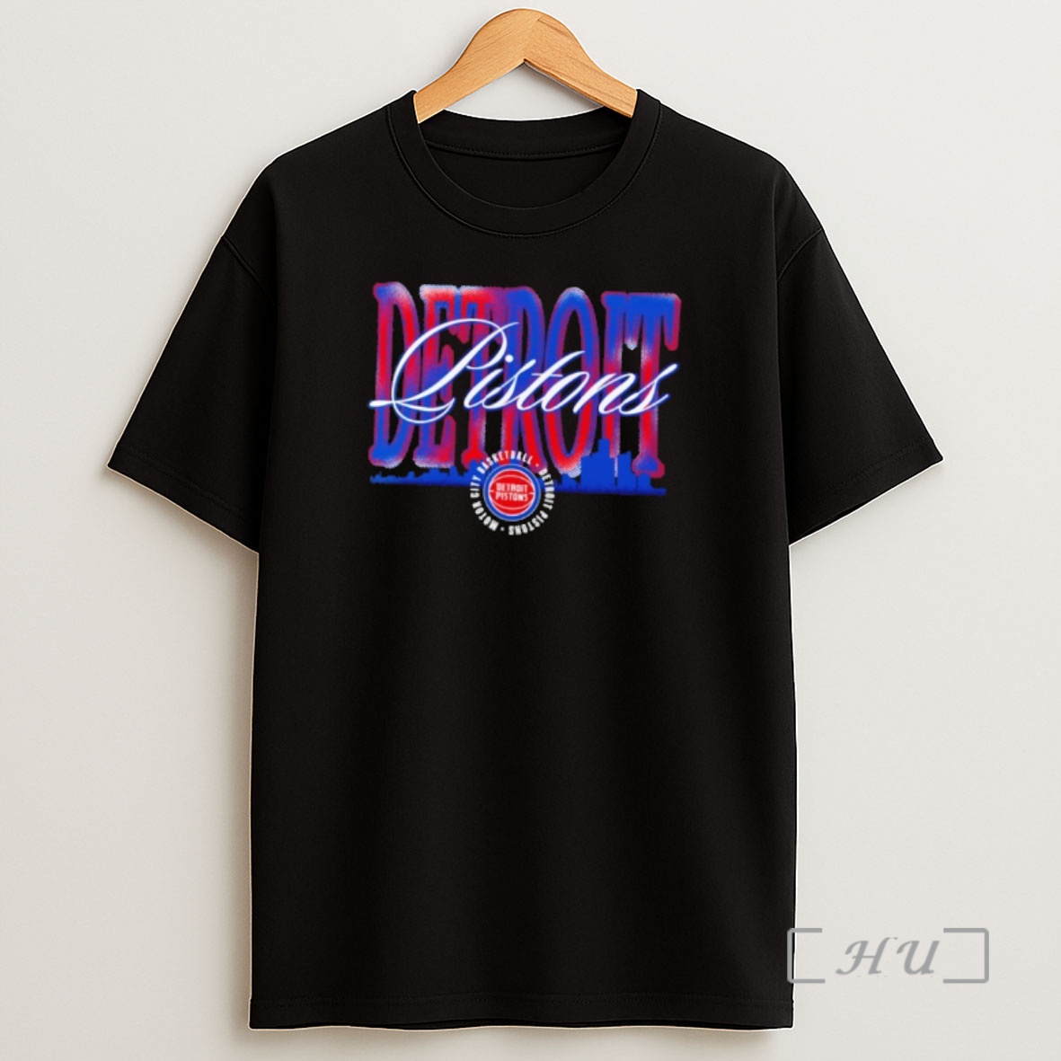 Officials Detroit Pistons Chrome Legacy Shirt Sweatshirt Tee