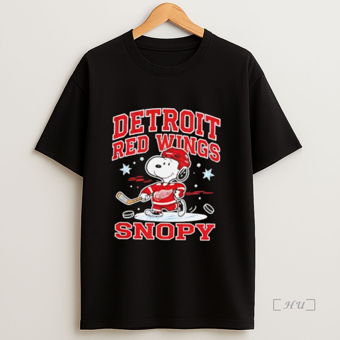 Officials Detroit Red Wings Snoopy Peanuts 2026 Shirt Sweatshirt Tee