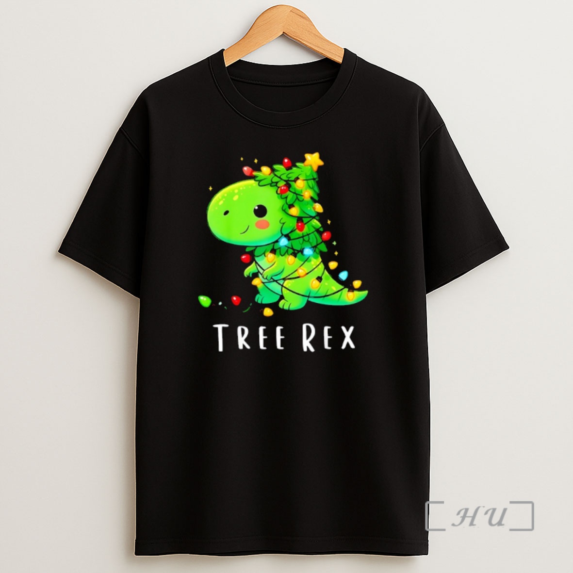 Officials Dinosaur Light Tree Rex Merry Christmas Shirt Sweatshirt Tee