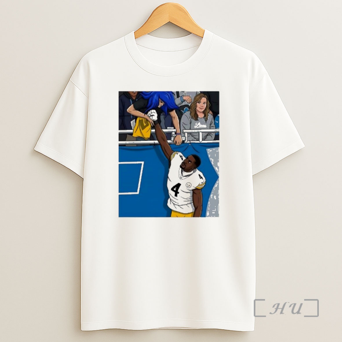 Officials Dk Metcalf Punched A Detroit Art Picture Shirt Sweatshirt Tee
