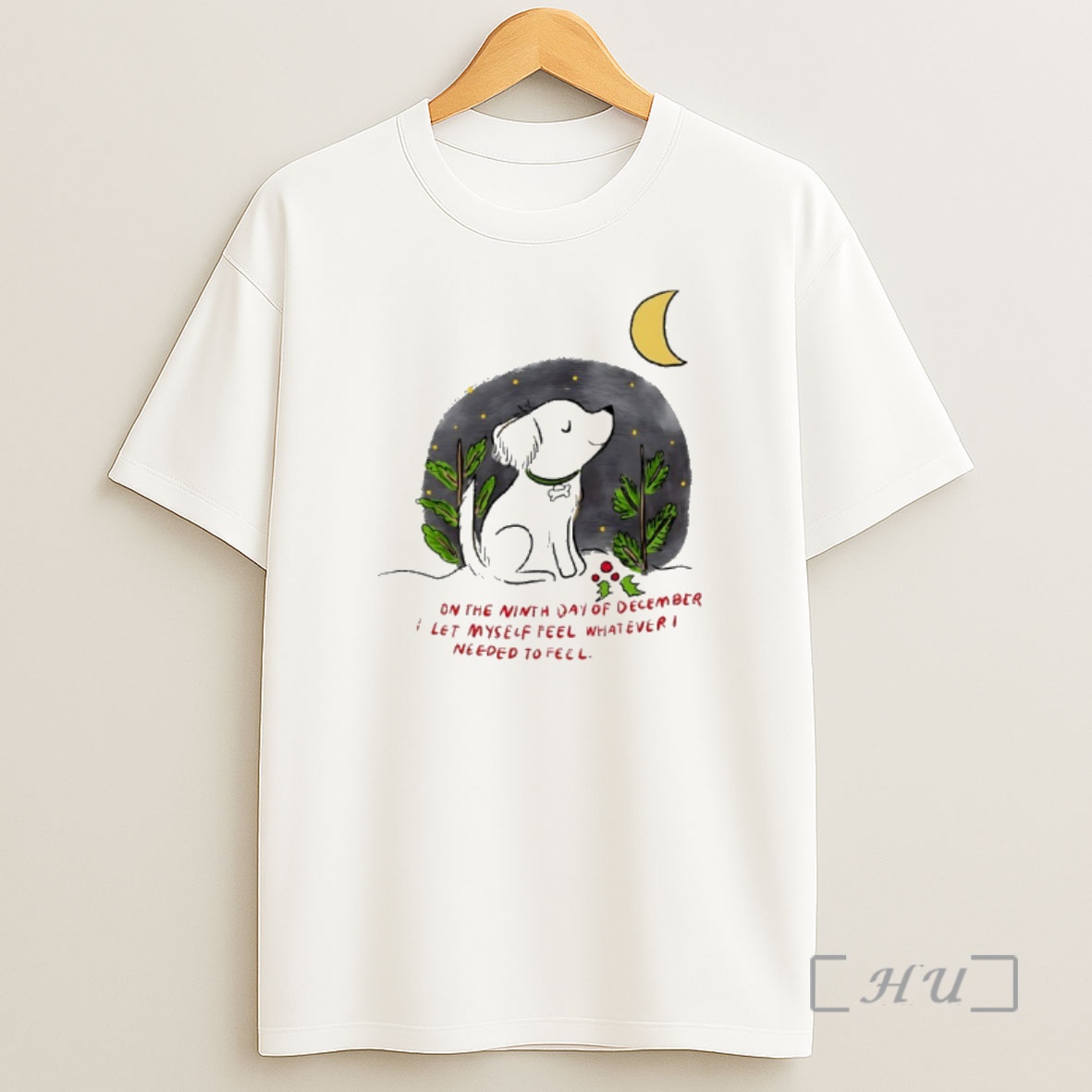 Officials Dog On The Ninth Day Of December I Let Myself Feel Whatever I Needed To Feel Christmas Shirt Sweatshirt Tee