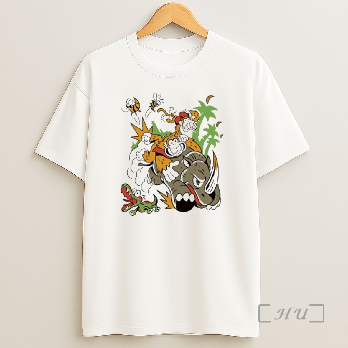 Officials Donkey Kong Country Jungle Rush Cute Cartoon Shirt Sweatshirt Tee