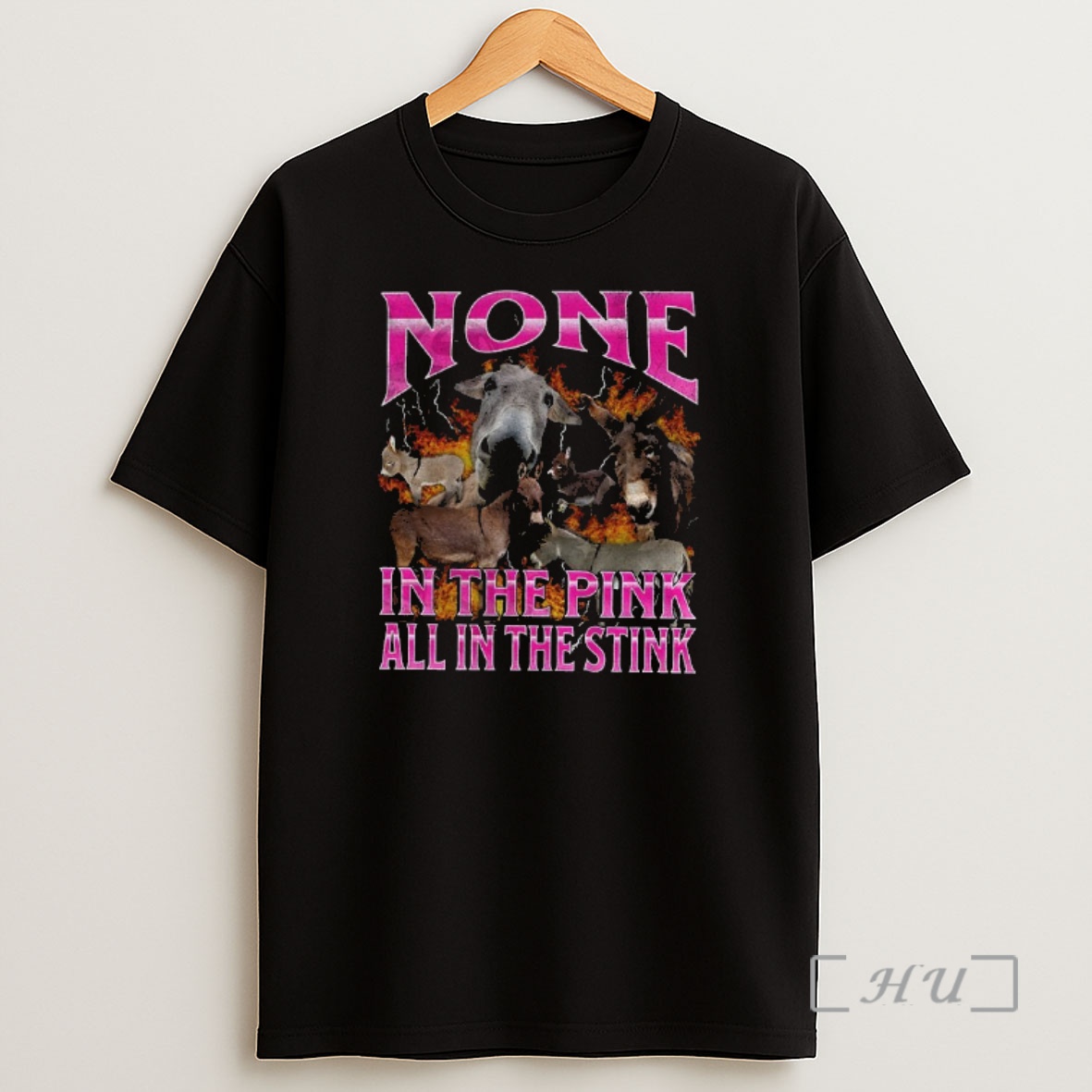Officials Donkey Meme None In The Pink All In The Stink Shirt Sweatshirt Tee