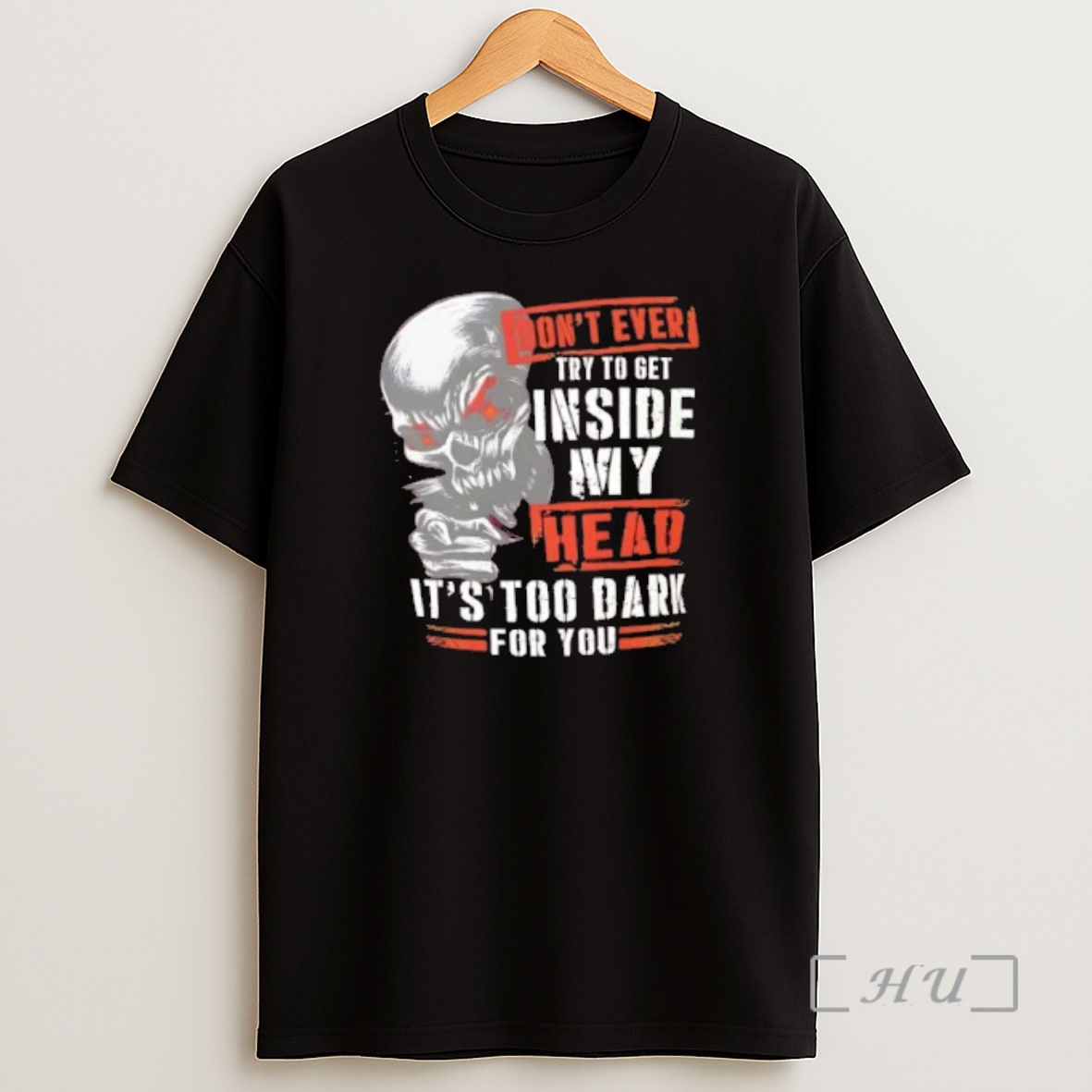 Officials Dont Get Inside My Head Skull Dark Humor Premium Shirt Sweatshirt Tee