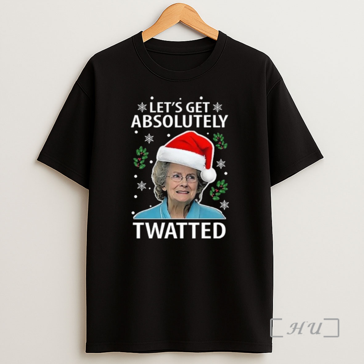 Officials Doris Twatted Lets Get Absolutely Twatted Christmas Premium Shirt Sweatshirt Tee