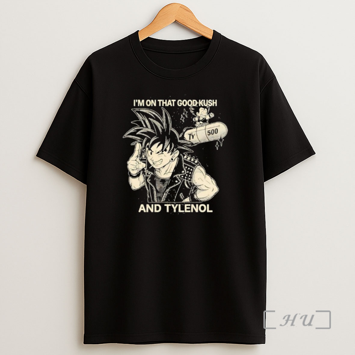 Officials Dragon Ball Im On That Good Kush And Tylenol 500 Medica Premium Shirt Sweatshirt Tee