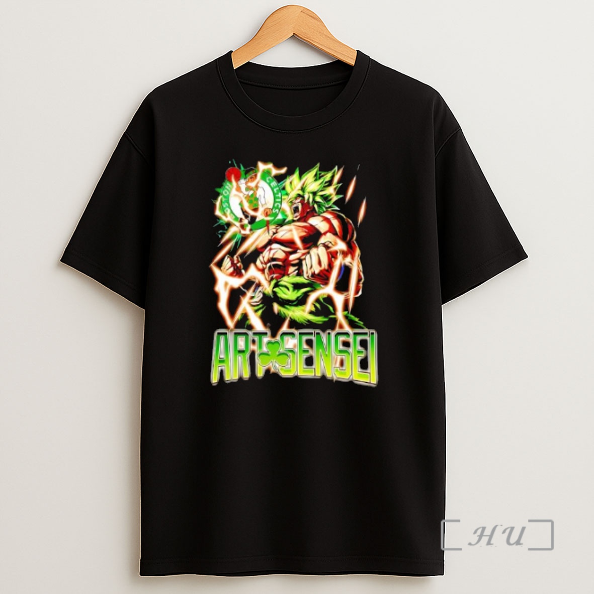 Officials Dragon Ball Z Broly And Boston Celtics Logo Art Sensei Shirt Sweatshirt Tee