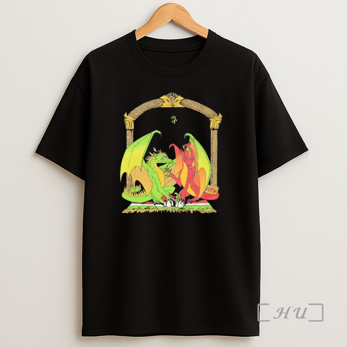 Officials Dragon Under The Mistletoe Art Shirt Sweatshirt Tee