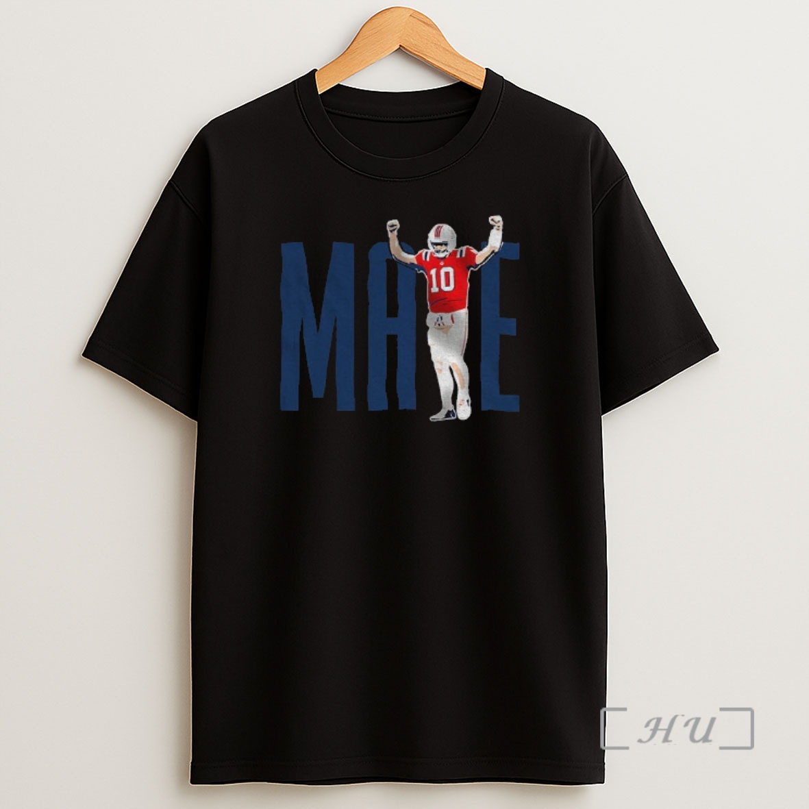 Officials Drake Maye 10 Celebration New England Patriots Nfl Football 2025 Premium Shirt Sweatshirt Tee