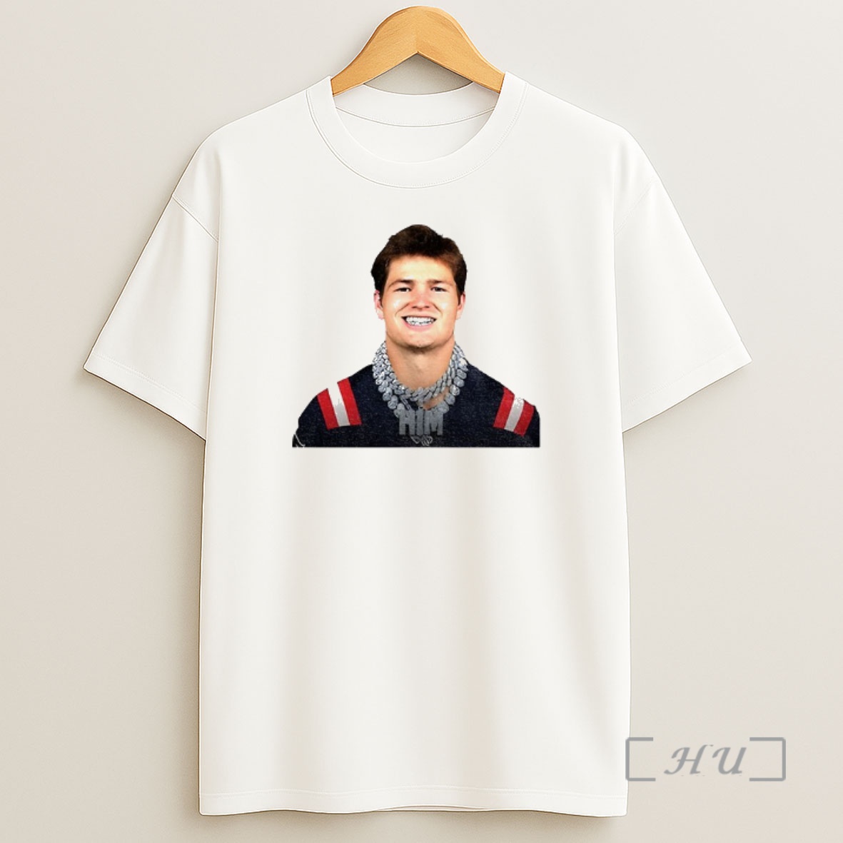 Officials Drake Maye Grill And Chains New England Football Premium Shirt Sweatshirt Tee