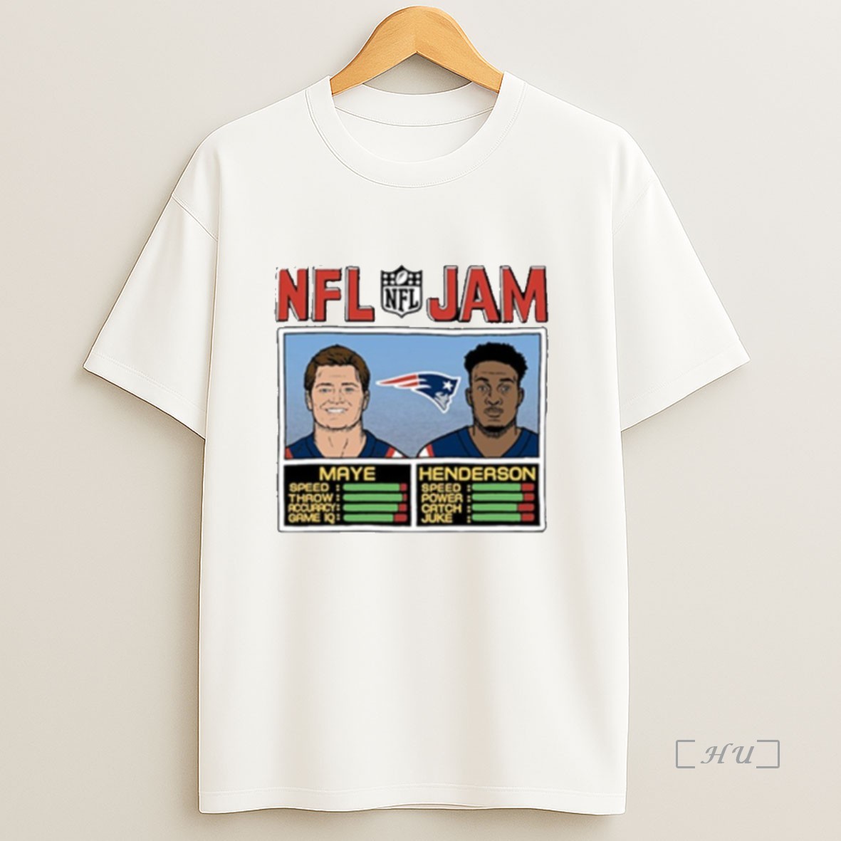Officials Drake Maye Treveyon Henderson Nfl Jam Premium Shirt Sweatshirt Tee