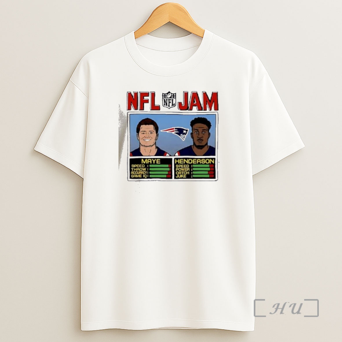 Officials Drake Maye And Treveyon New England Patriots Nfl Jam Premium Shirt Sweatshirt Tee