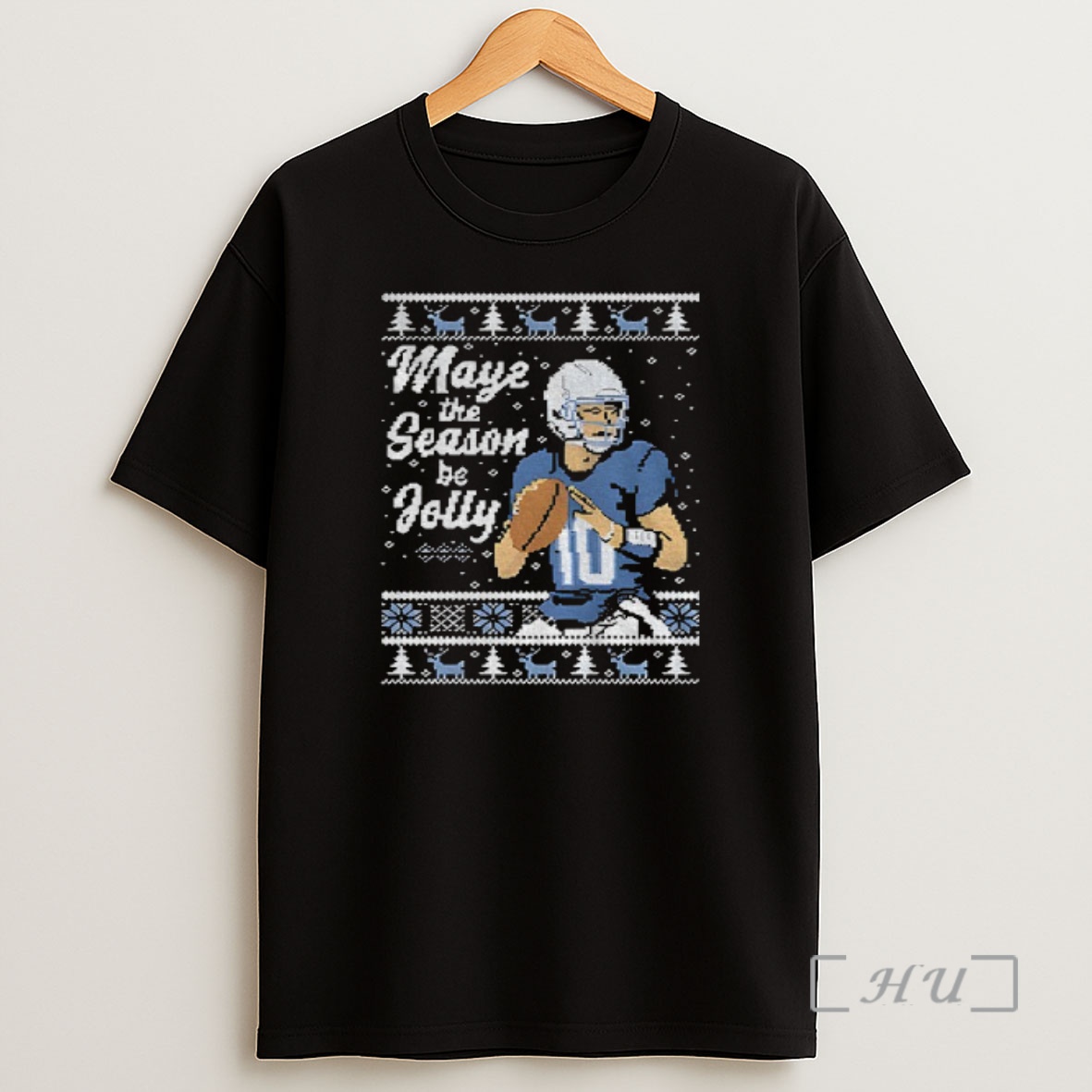 Officials Drake Maye The Season Be Jolly New England Patriost Ugly Christmas Premium Shirt Sweatshirt Tee