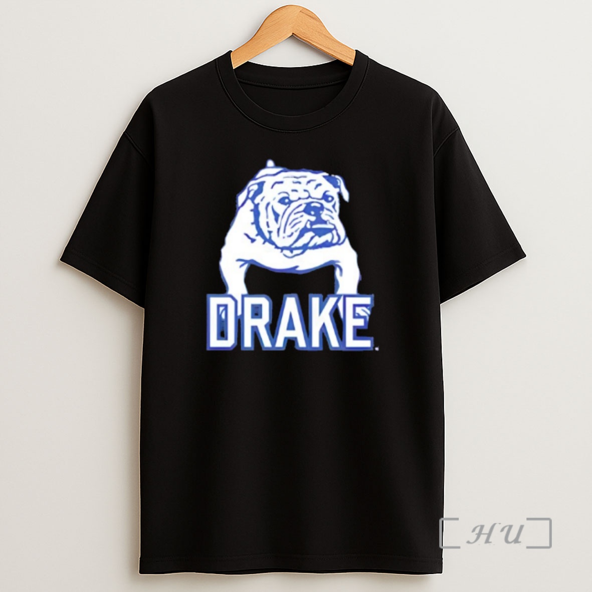 Officials Drake University Vault Bulldog Hooded Shirt Sweatshirt Tee