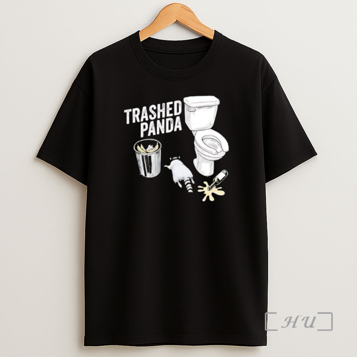Officials Drunk Raccoon Trashed Panda Banana In Trash Funny Shirt Sweatshirt Tee