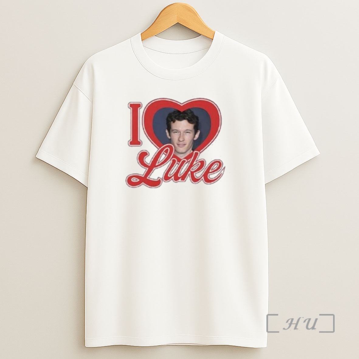Officials Dua Lipa Callum Turner I Heart Luke Circle White Shirt Sweatshirt Tee