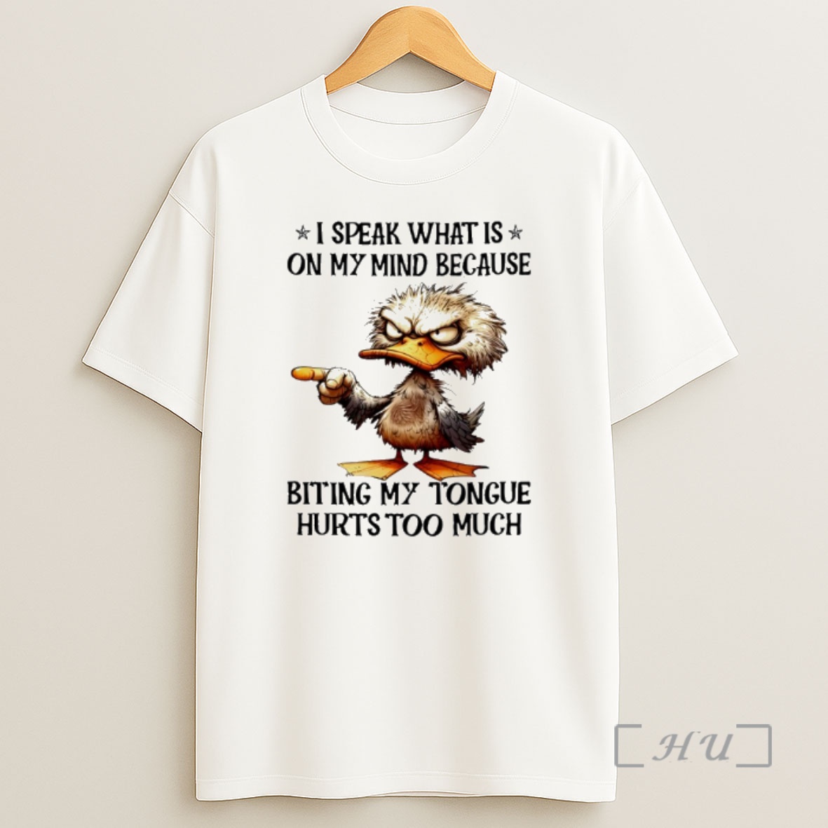 Officials Duck I Speak What Is On My Mind Because Biting My Tongue Hurts Too Much Shirt Sweatshirt Tee