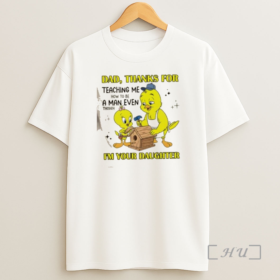 Officials Duck Dad Thanks For Teaching Me How To Be A Man Even Though Im Your Daughter Shirt Sweatshirt Tee