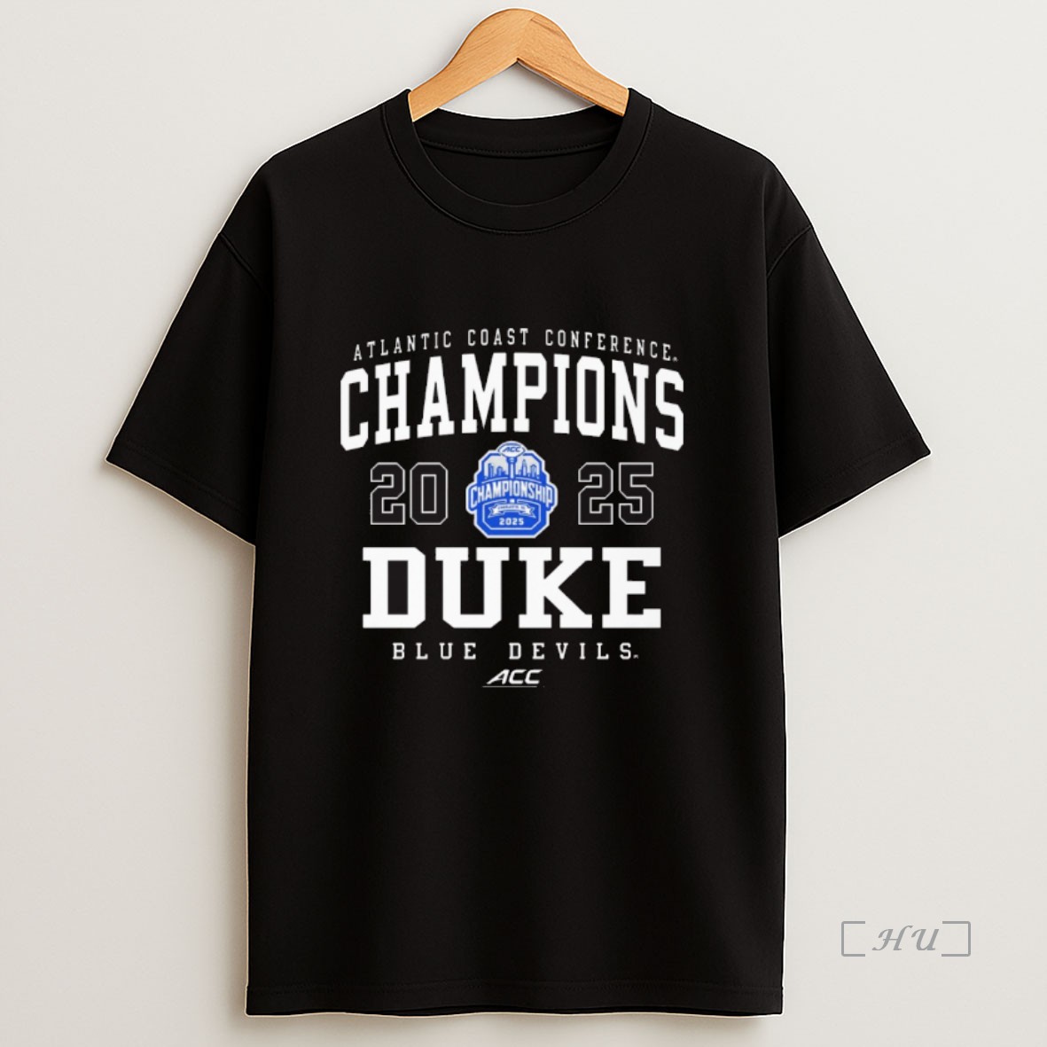 Officials Duke Blue Devils 2025 Acc Atlantic Coast Conference Football Champs Premium Shirt Sweatshirt Tee