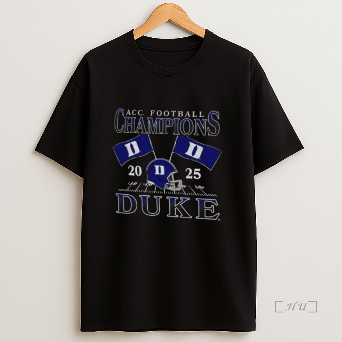 Officials Duke Blue Devils 2025 Acc Football Champions Flags Premium Shirt Sweatshirt Tee
