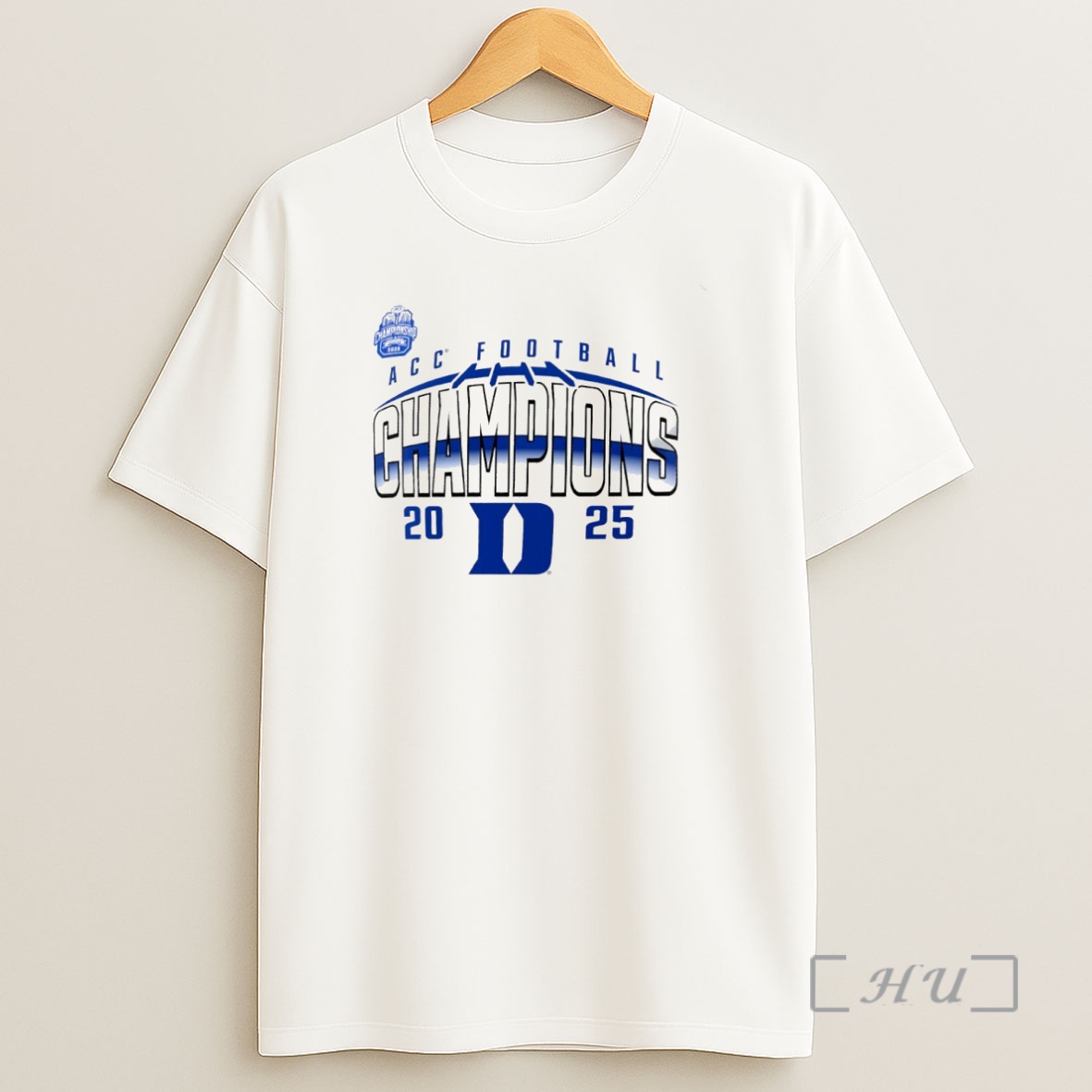 Officials Duke Blue Devils 2025 Acc Football Champions Logo Circle Shirt Sweatshirt Tee