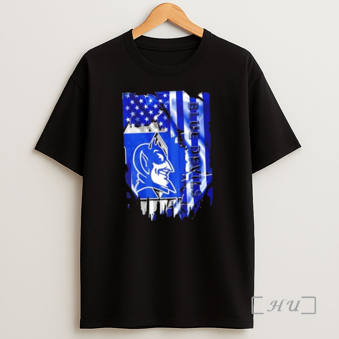 Officials Duke Blue Devils Football X American Flag Shirt Sweatshirt Tee