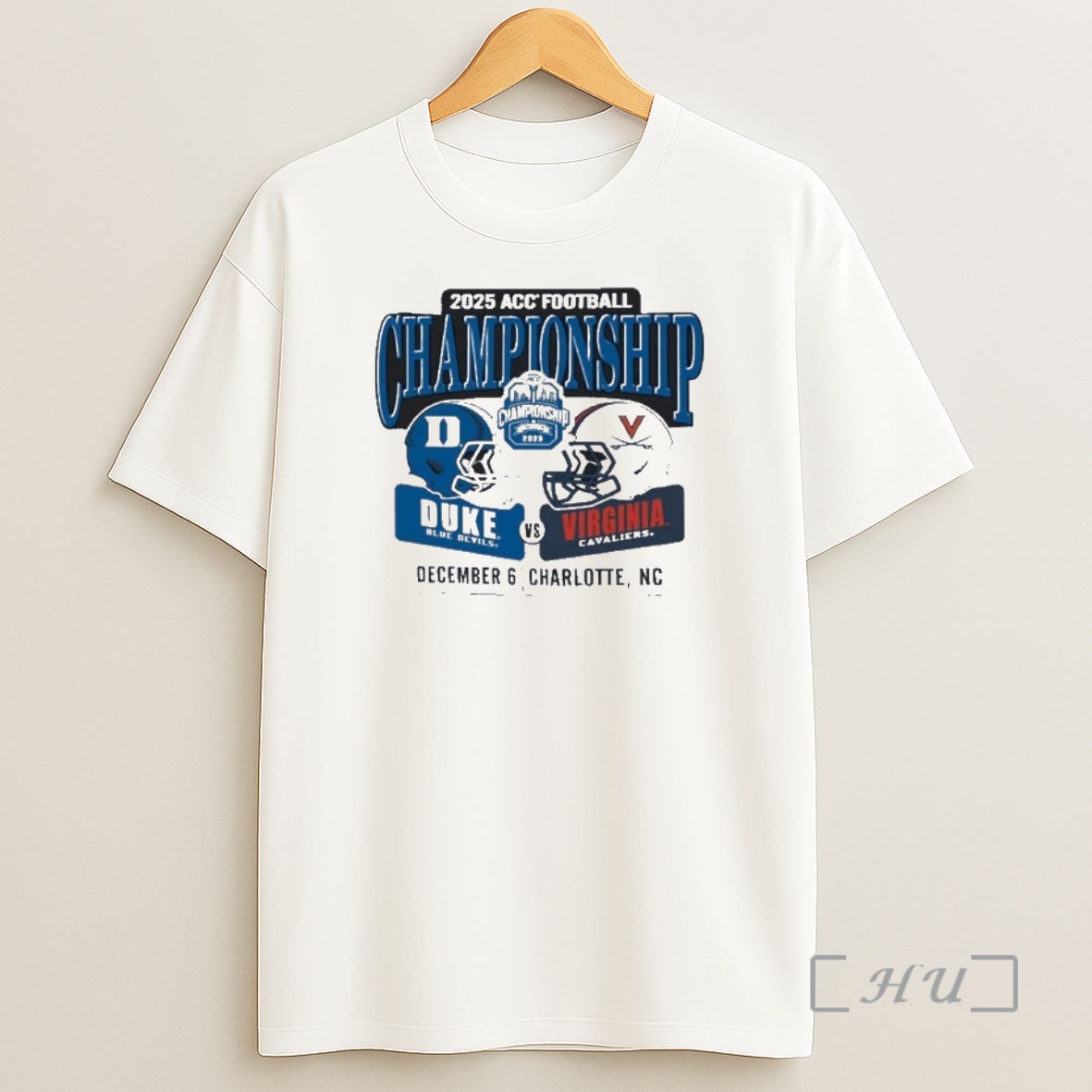 Officials Duke Vs Virginia 2025 Acc Football Championship Head To Head Premium Shirt Sweatshirt Tee